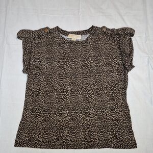 Leopard Print Women's Top